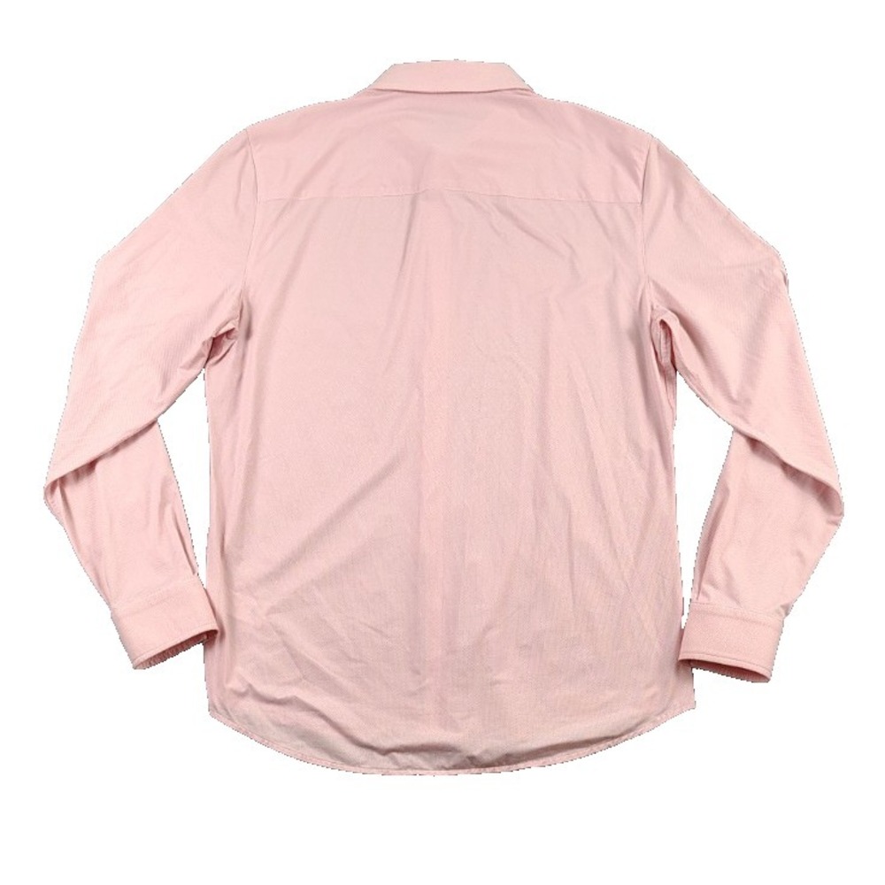 Rhone Commuter Shirt Men M Pink Morse Slim Fit Tech Button Up Work Preppy - Picture 2 of 13
